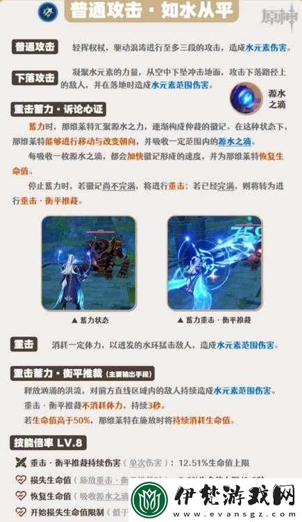 原神那維萊特摔傷機制與手法解析