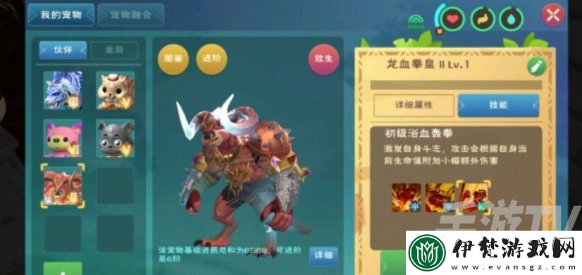 創(chuàng)造與魔法龍血拳皇技能資質(zhì)介紹
