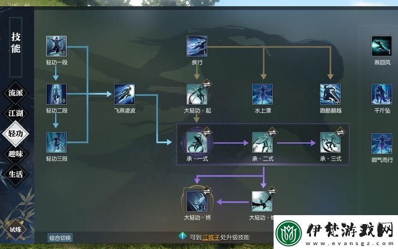 “逆水寒”輕功