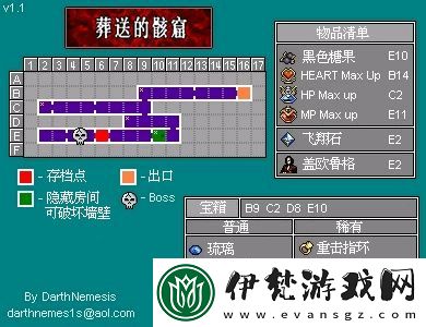 惡魔城被奪走的刻印全收集攻略