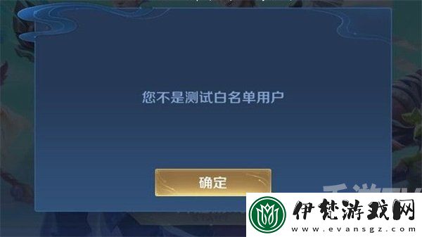 王者榮耀體驗服白名單用戶是什么