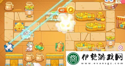 保衛蘿卜4法老歸來第48關怎么過