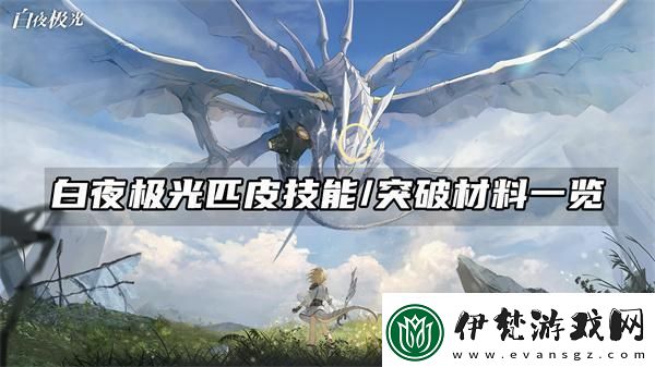 了解白夜極光匹皮技能/突破材料一覽