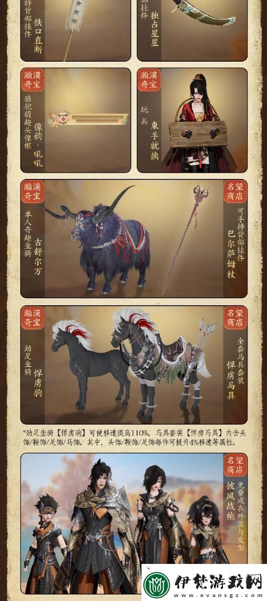 劍網3絲路風語新名望披風會有哪些