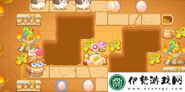 保衛(wèi)蘿卜4法老歸來第52關(guān)攻略