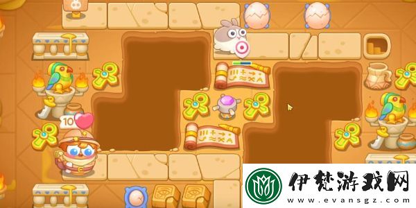 保衛(wèi)蘿卜4法老歸來第52關(guān)攻略