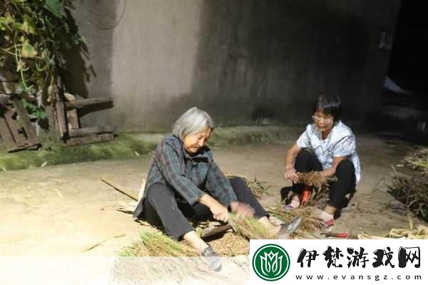 耕耘大嬸的肥沃的土地