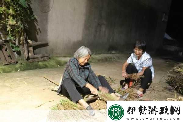 耕耘大嬸的肥沃的土地