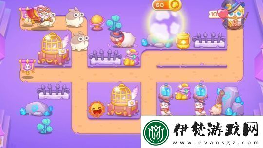 保衛蘿卜4阿波與魔法寶藏第61關怎么過