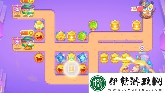 保衛蘿卜4阿波與魔法寶藏第61關怎么過