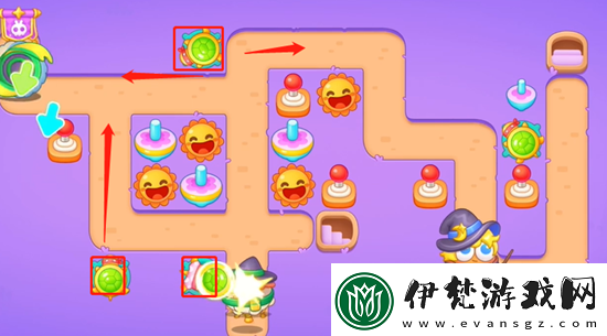 保衛(wèi)蘿卜4阿波與魔法寶藏第13關怎么通關