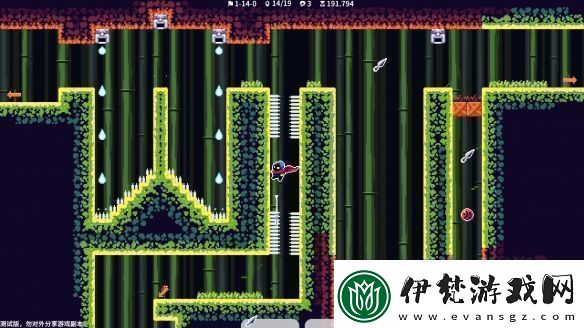 瞬移機制2D精準平臺游戲忍者明Demo上線Steam有獎速通活動開啟！