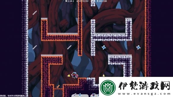 瞬移機制2D精準平臺游戲忍者明Demo上線Steam有獎速通活動開啟！