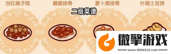 我的休閑時光隱藏菜譜有哪些