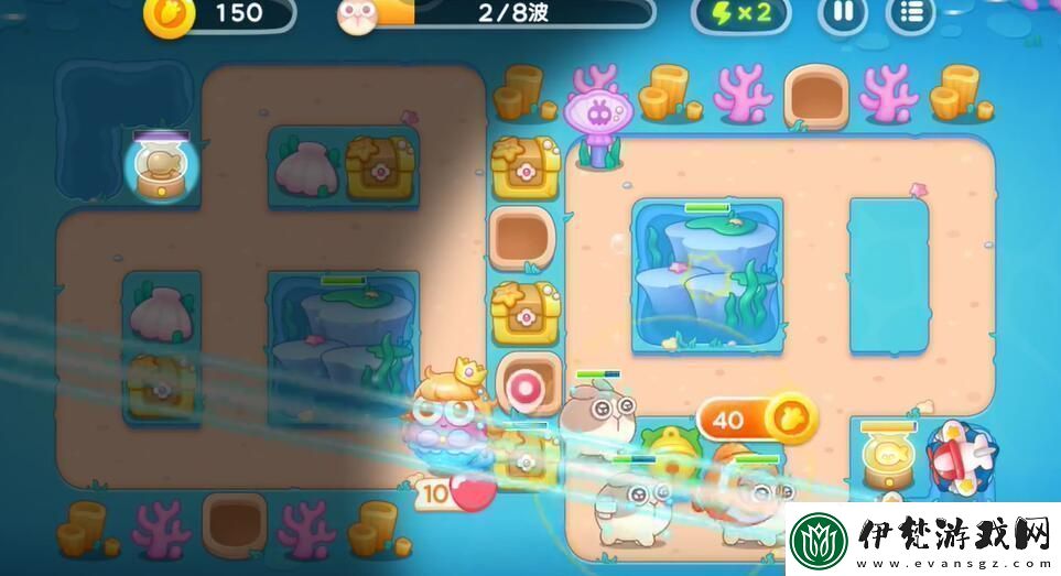 保衛(wèi)蘿卜4海的閨女第58關(guān)怎么完美通關(guān)