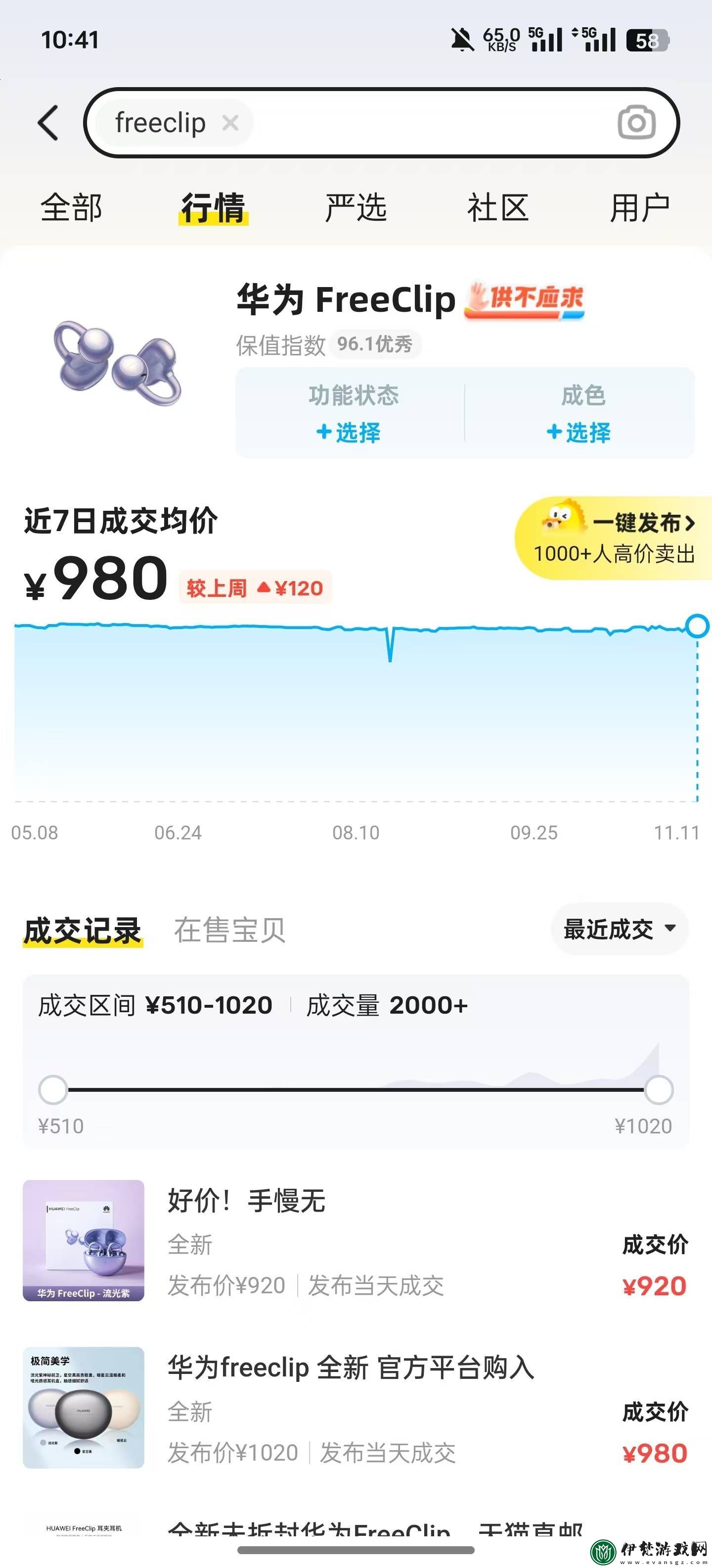 華為耳機FreeClip稱霸