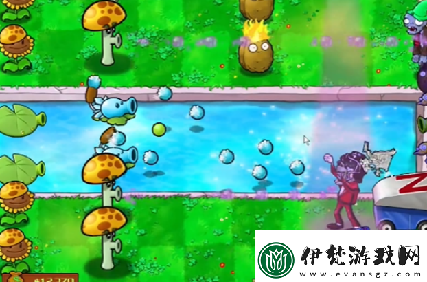 植物大戰僵尸雜交版第13關怎么過第13關通關圖文攻略