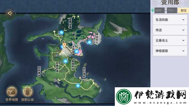 天諭手游釣魚點一覽