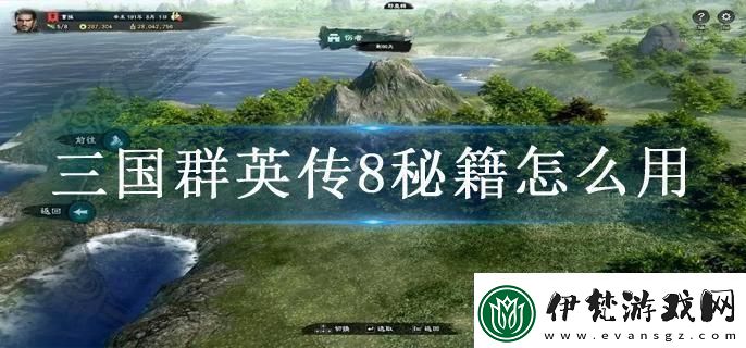 三國群英傳8秘籍怎么用