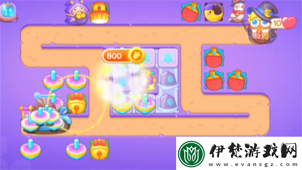 保衛蘿卜4阿波與魔法寶藏第117關通關攻略