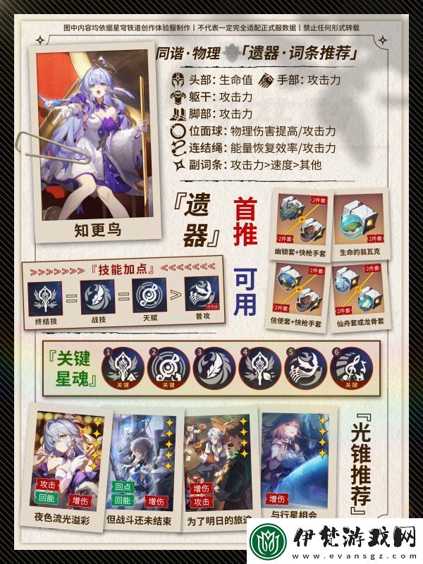崩壞星穹鐵道知更鳥養(yǎng)成建議